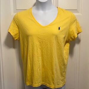 Polo Ralph Lauren Yellow V-Neck Tee